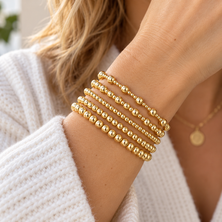 Beaded Stackable Bracelet Set
