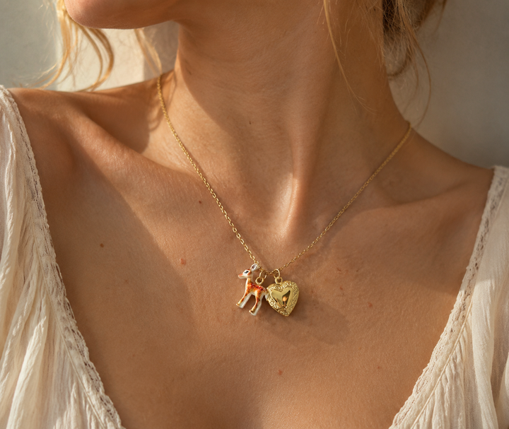 Deer Charm Necklace