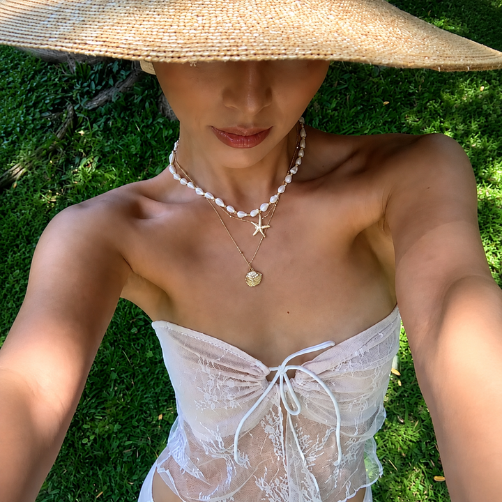 Ocean Shell Layered Necklace