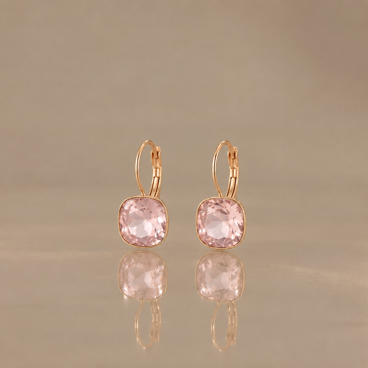 Colorful Crystal Drop Earrings Set