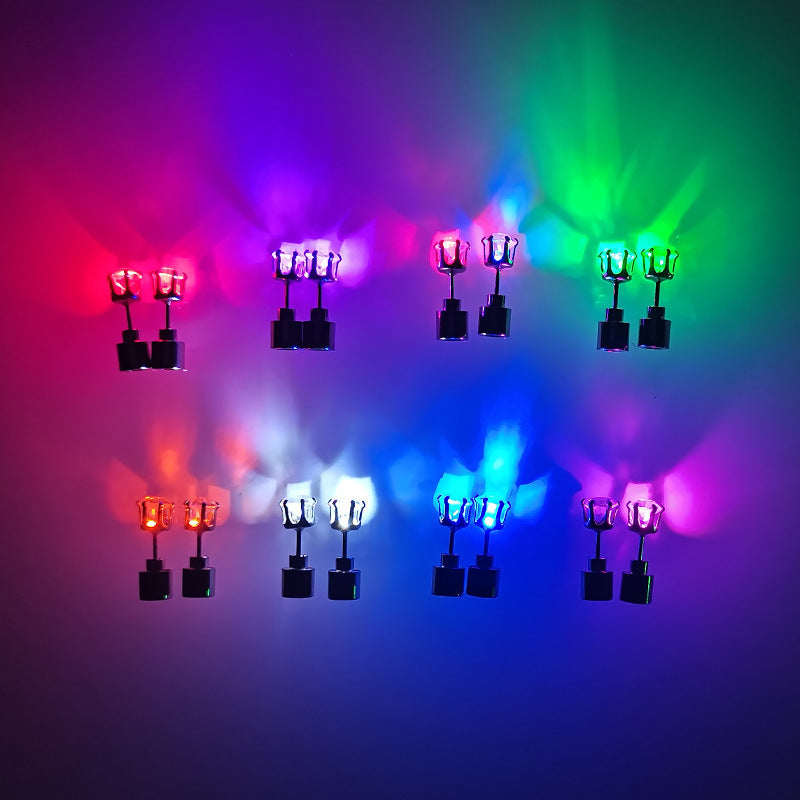 LED Light-Up Stud Earrings