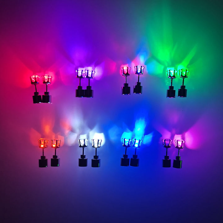 LED Light-Up Stud Earrings