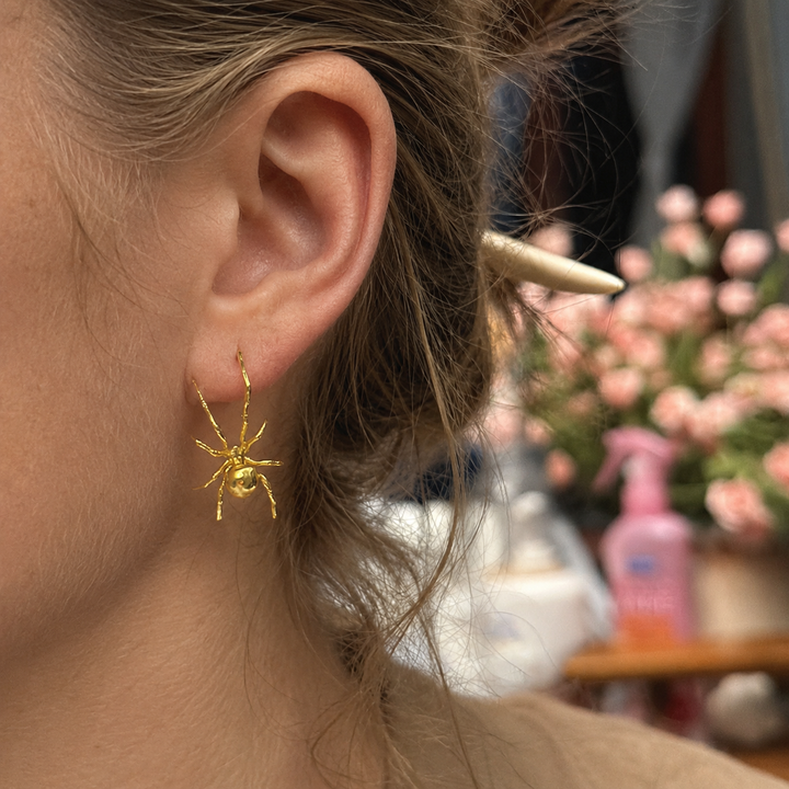 Spider Drop Earrings
