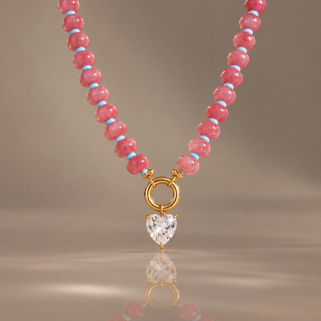 Beaded Charm Necklace