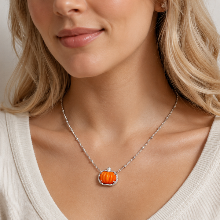 Elegant Halloween Inspired Charm Necklace
