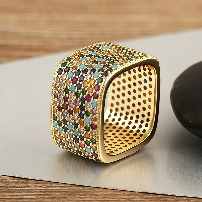 Mosaic Pavé Ring