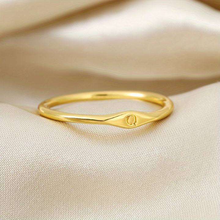 Signature Initial Ring Collection