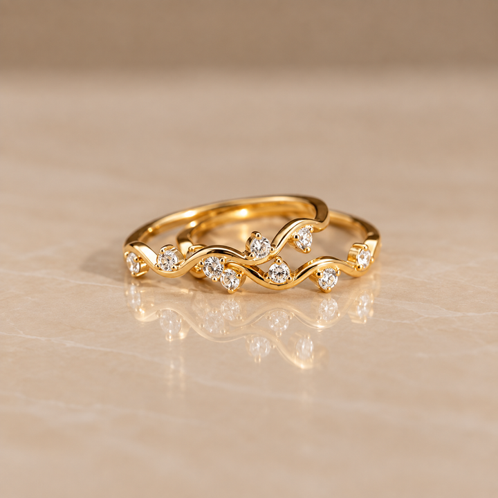 Healing Wave Zircon Ring