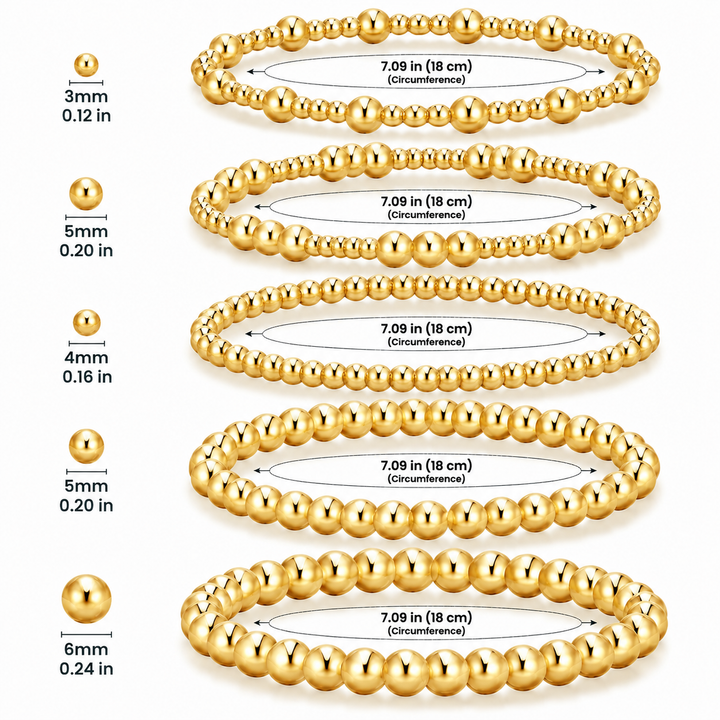 Beaded Stackable Bracelet Set