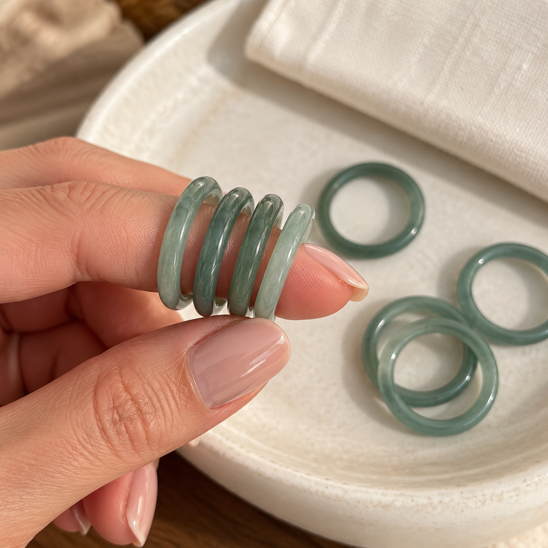 Natural Jadeite Ring