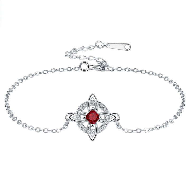 Celtic Knot Birthstone Bracelet