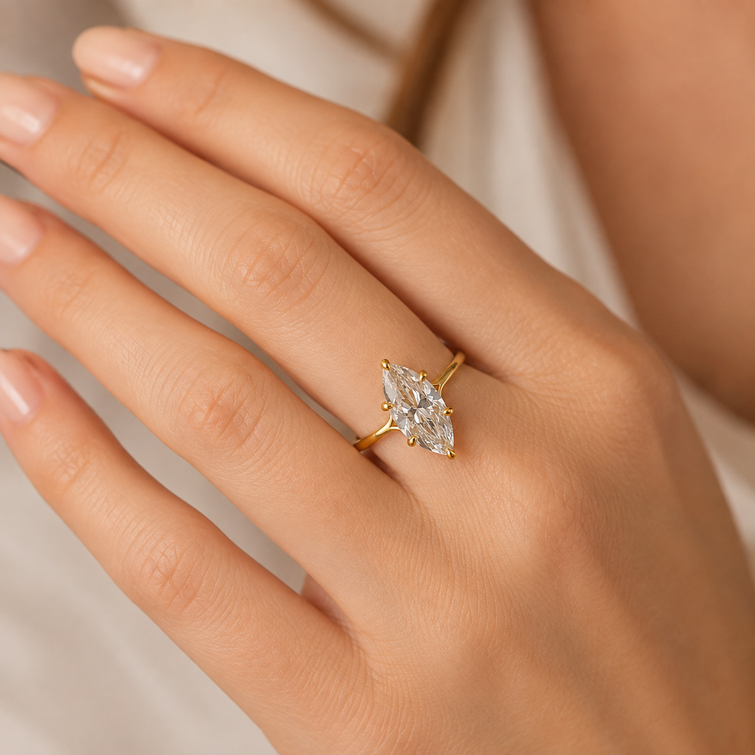 Marquise Sparkle Ring