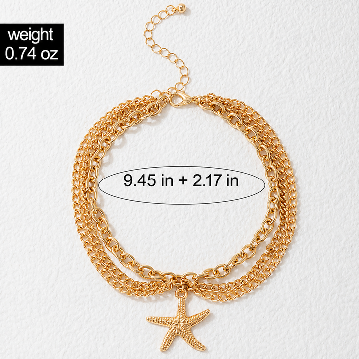 Charm Layered Anklet