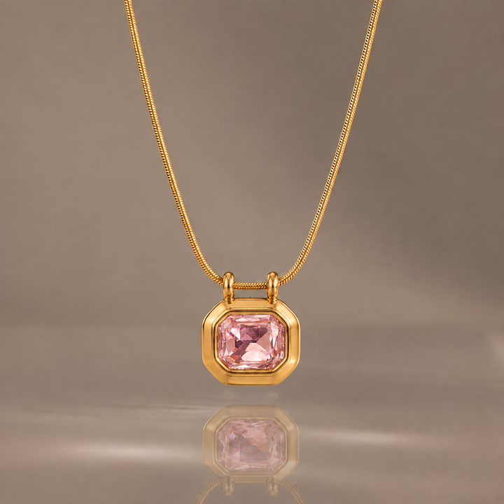 Classic Gemstone Pendant Necklace