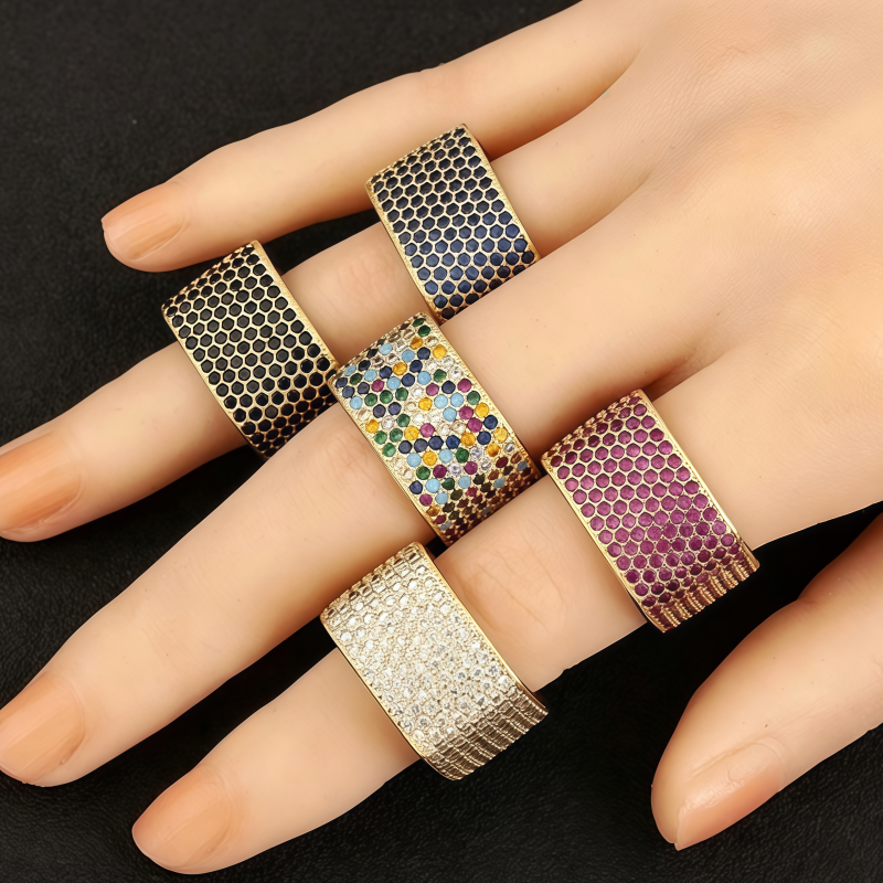 Mosaic Pavé Ring