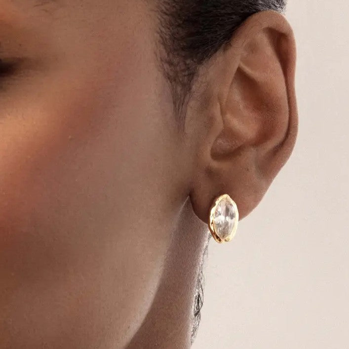 Marquise Crystal Stud Earrings