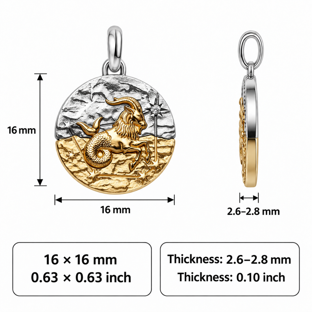 Zodiac Constellation Pendant