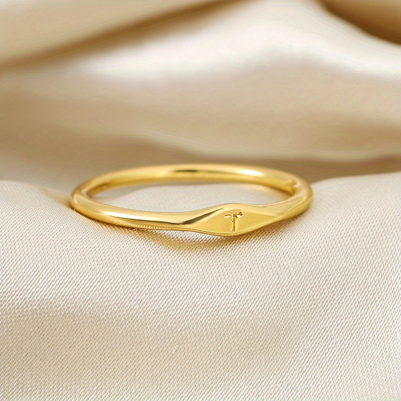 Signature Initial Ring Collection