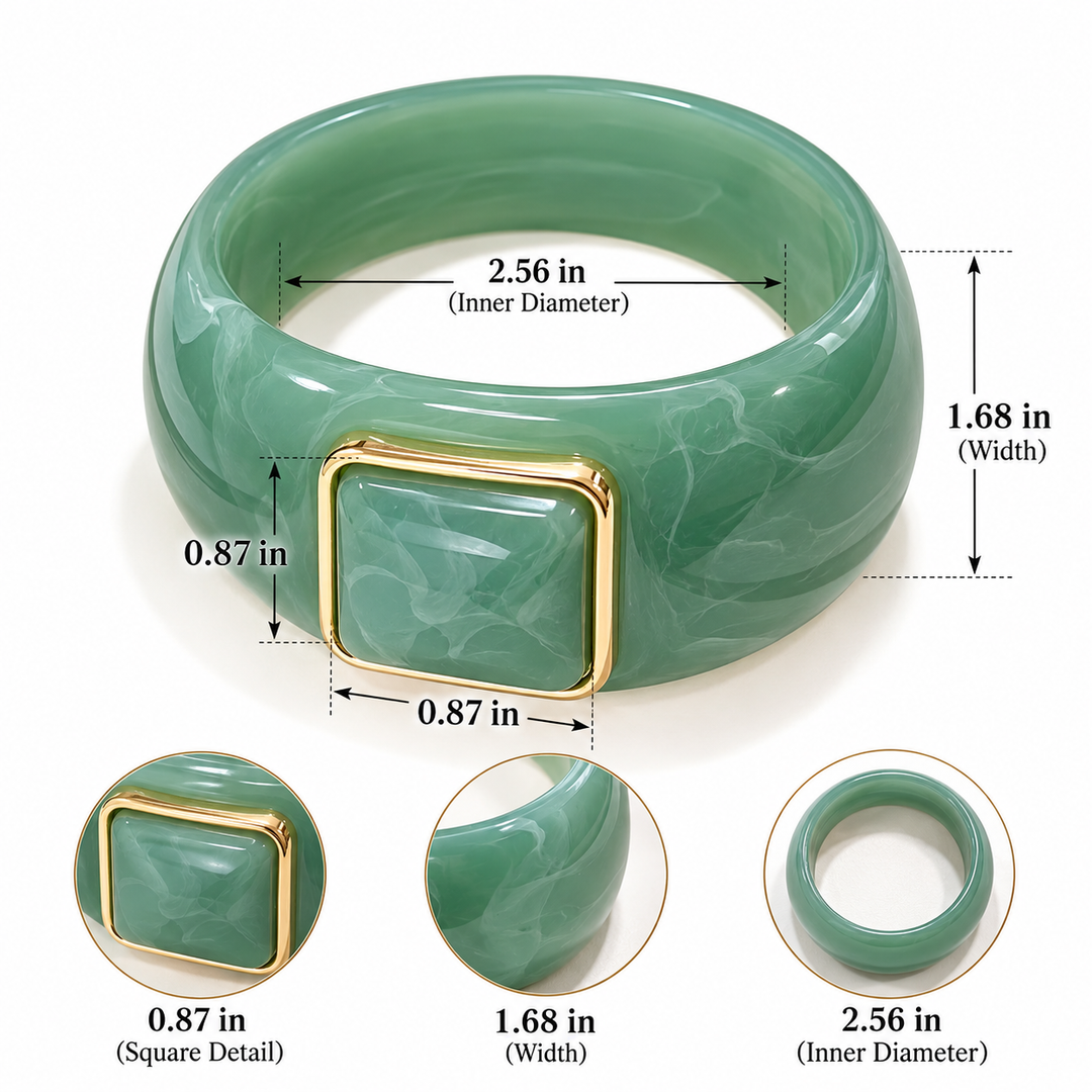Retro Resin Bangle