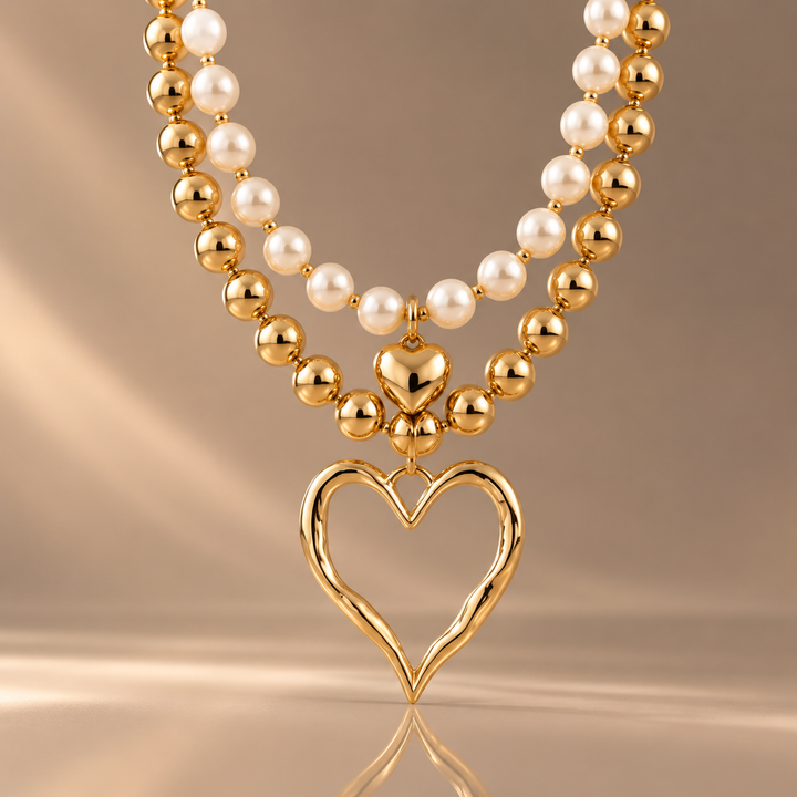 Heart Statement Pendant Necklace