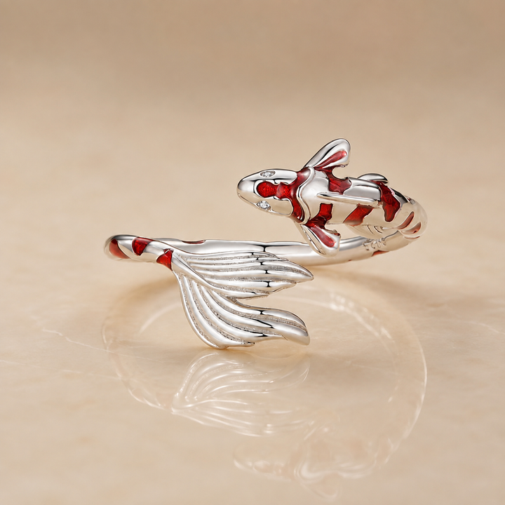 Koi Fish Wrap Ring