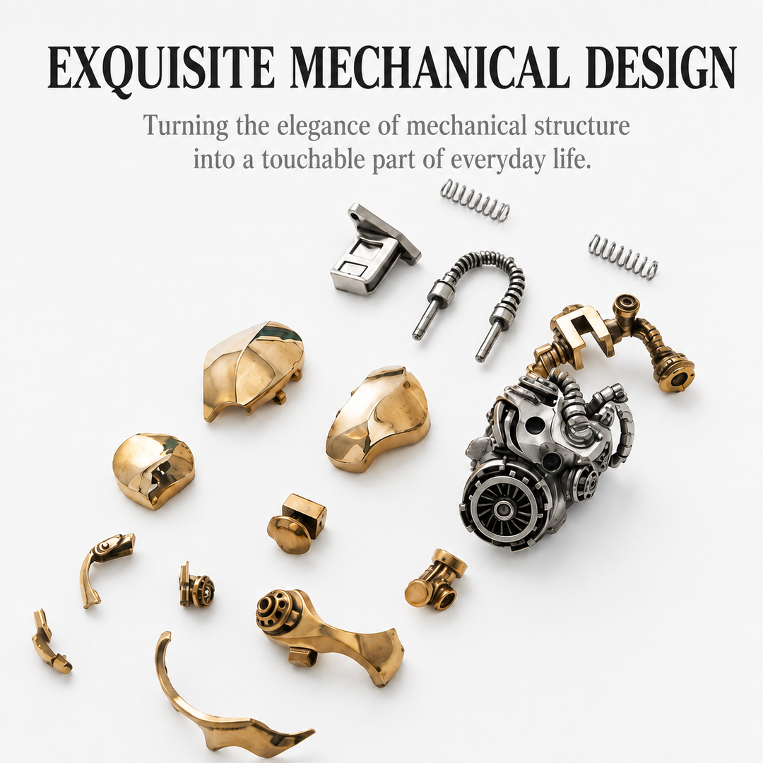 Mechanical Heart Pendant Necklace