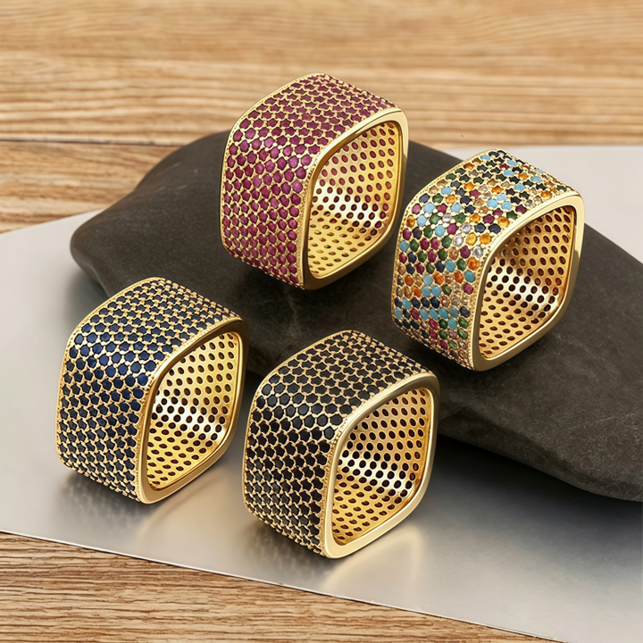 Mosaic Pavé Ring
