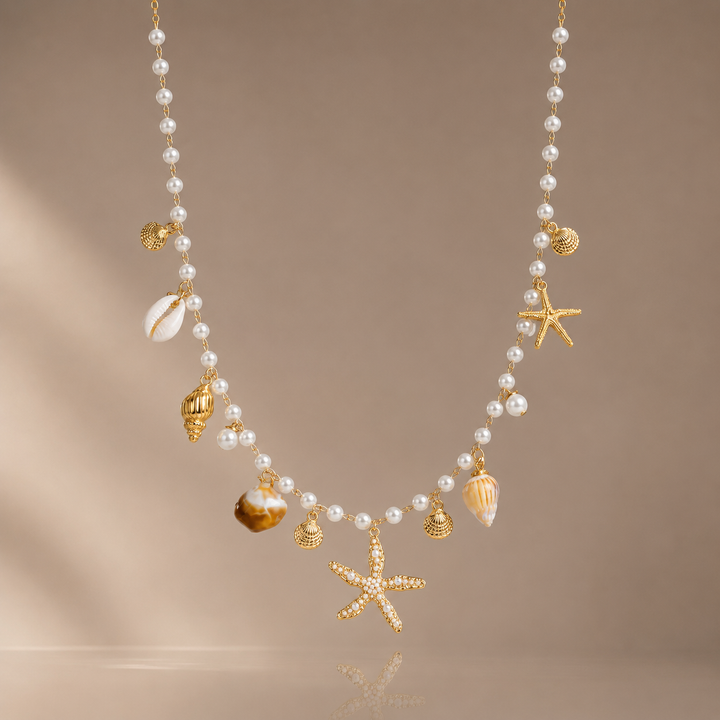 Boho Pearl Jewelry Set