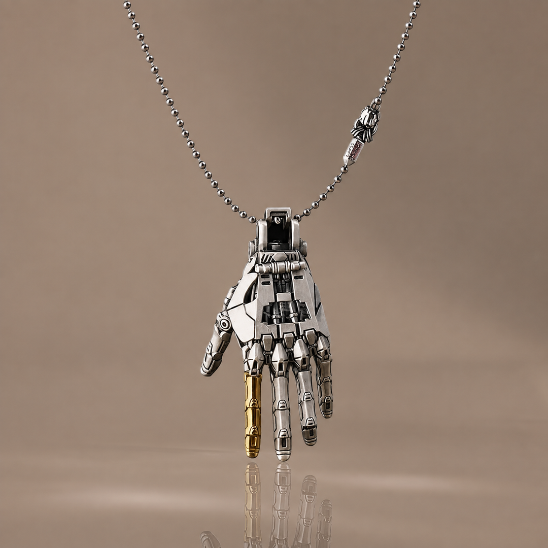 Cyber Mechanical Hand Necklace
