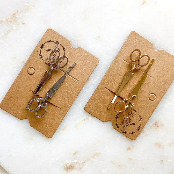 Scissor-Shaped Hair Clip