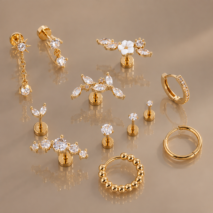 Everyday Sparkle Multi-Style Earring Set