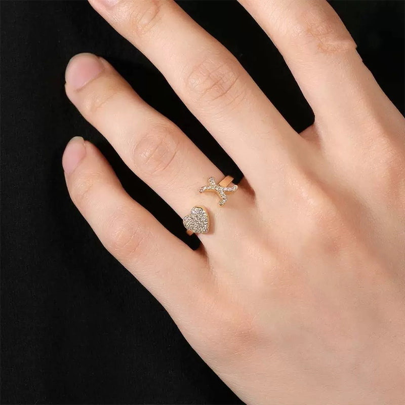 Keepsake Initial Ring