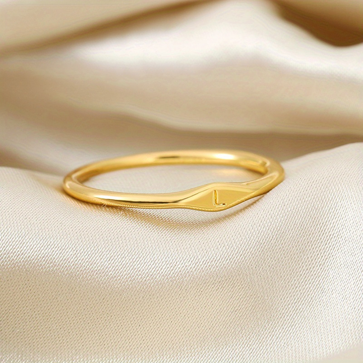Signature Initial Ring Collection