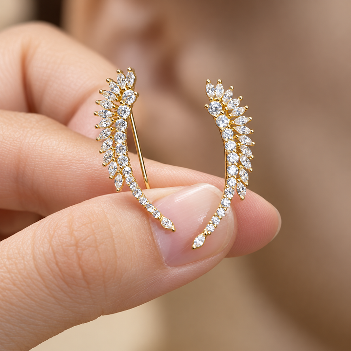 Liora Crystal Ear Climbers