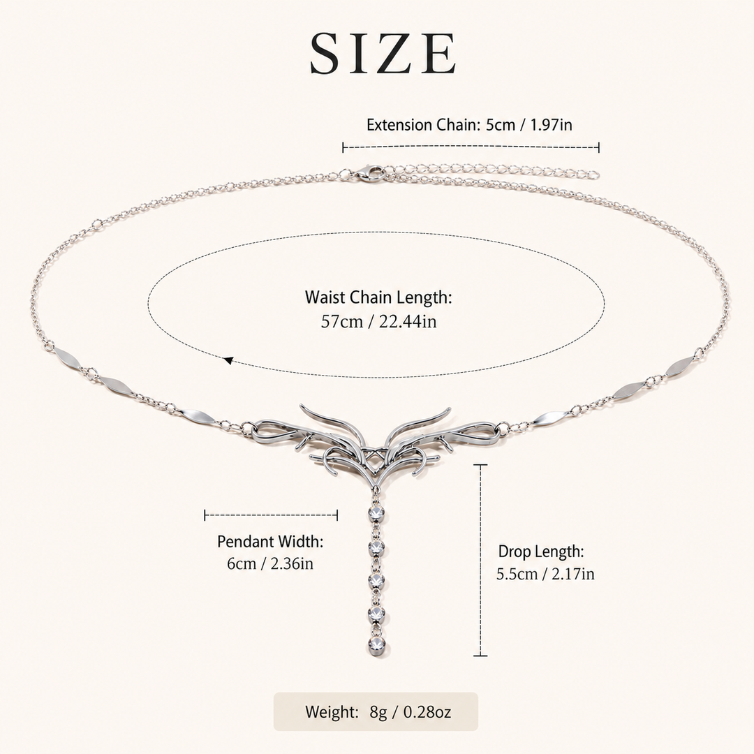 Dragonfly Drop Waist Chain