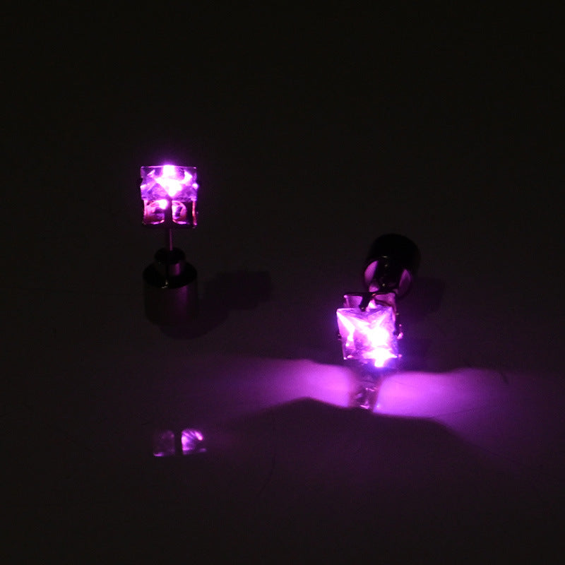 LED Light-Up Stud Earrings