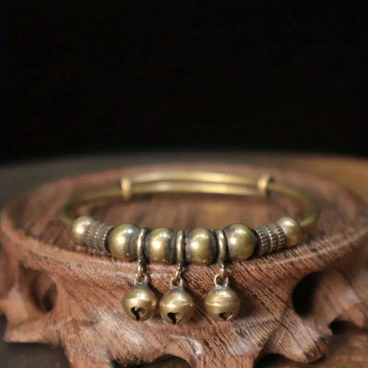 Vintage Bell Charm Bangle