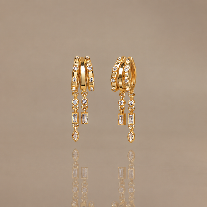 Celestial Chain Drop Earrings