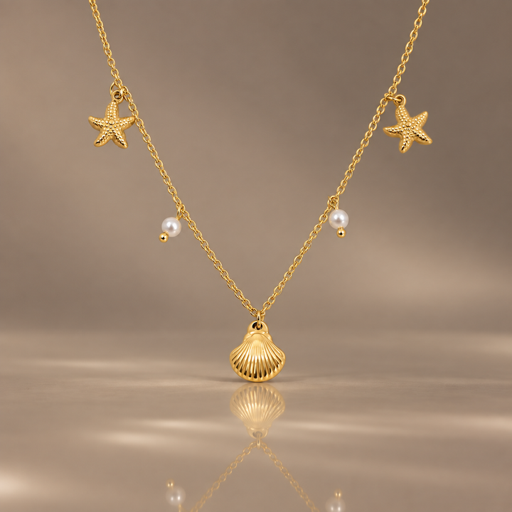 Ocean Charm Layered Necklace
