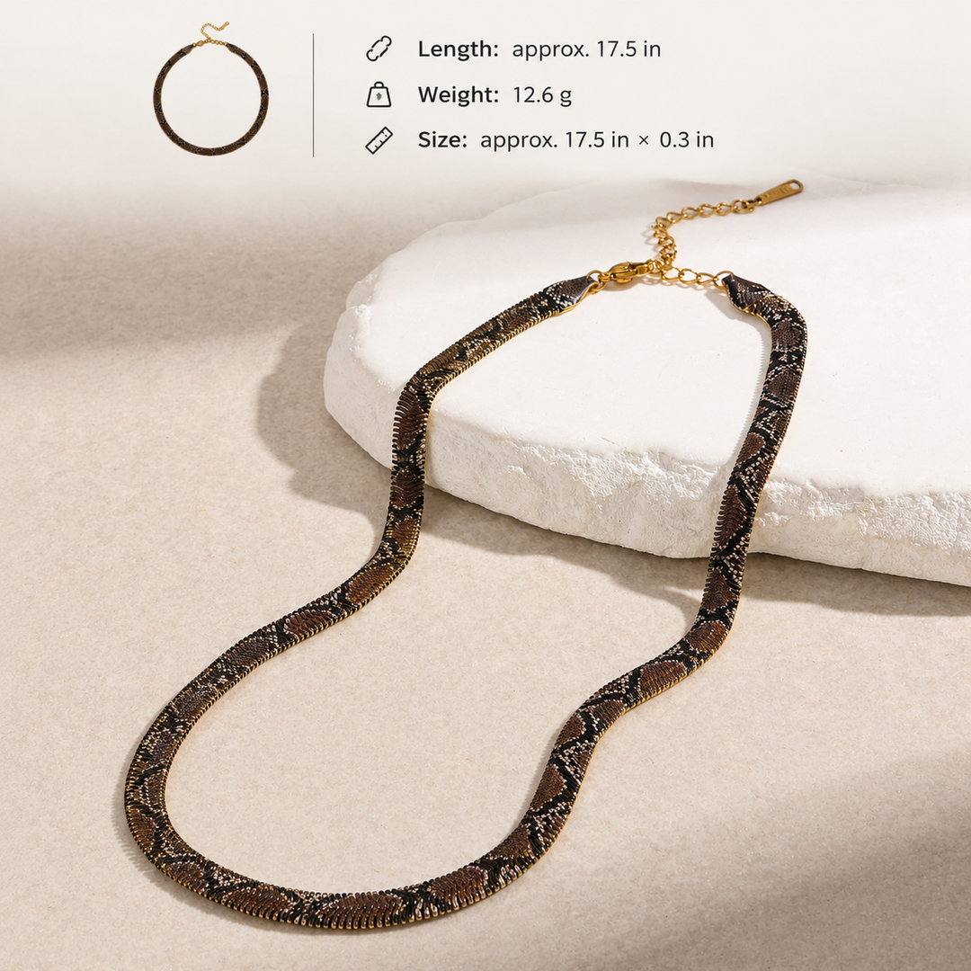 Colorful Snake Chain Necklace