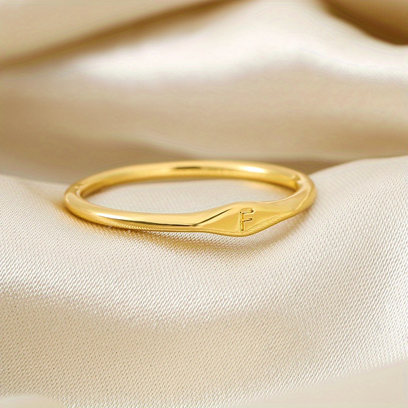 Signature Initial Ring Collection