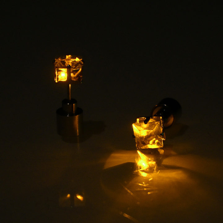 LED Light-Up Stud Earrings