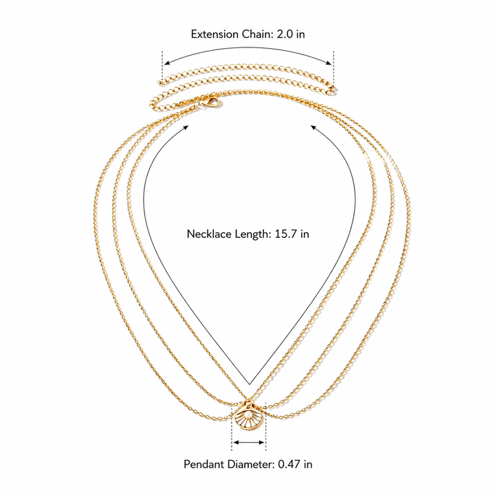 Shell Charm Minimal Waist Chain