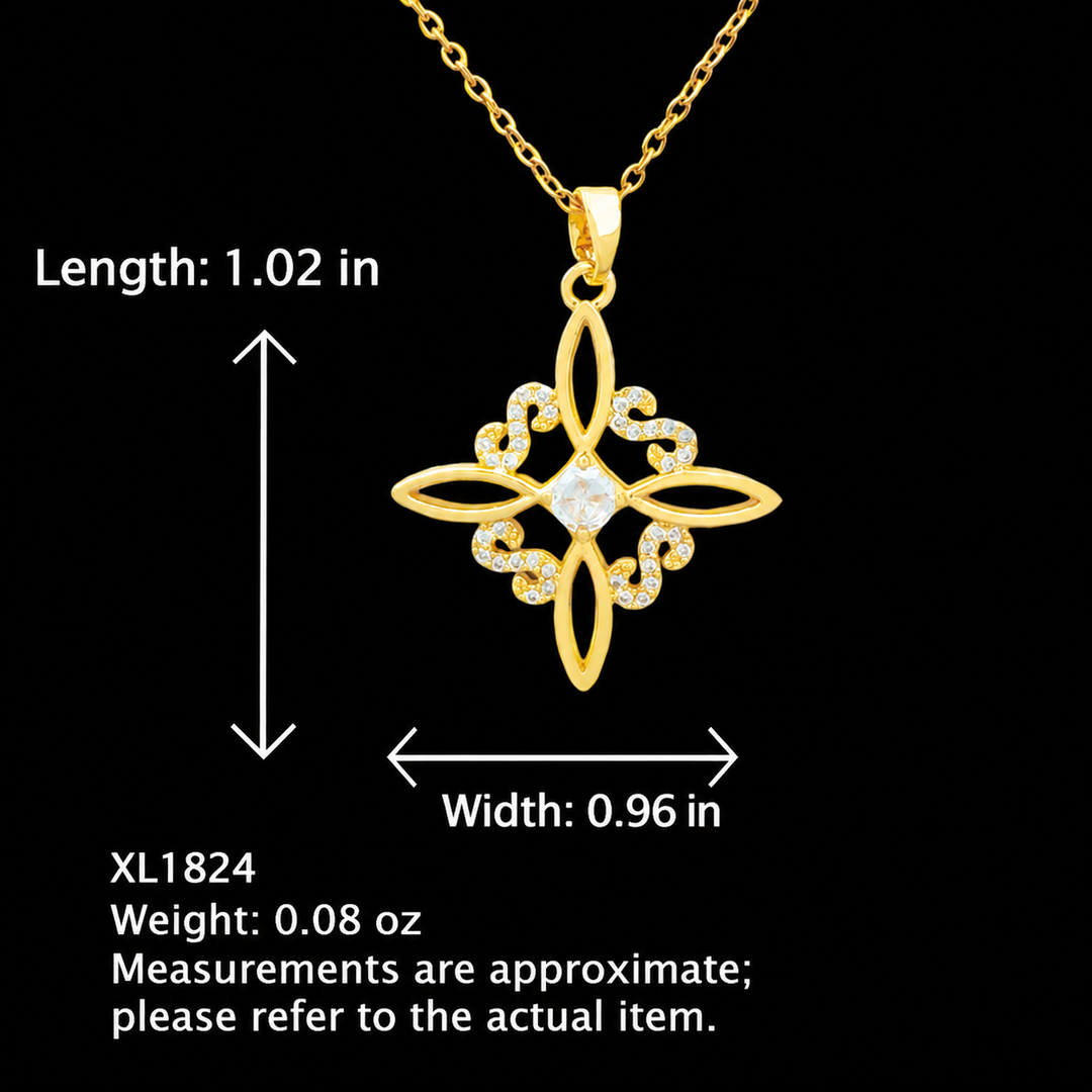 Fourfold Celtic Knot Necklace