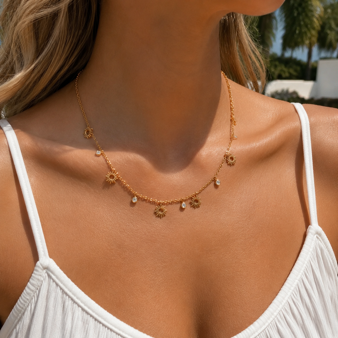 Dainty Charm Chain Necklace