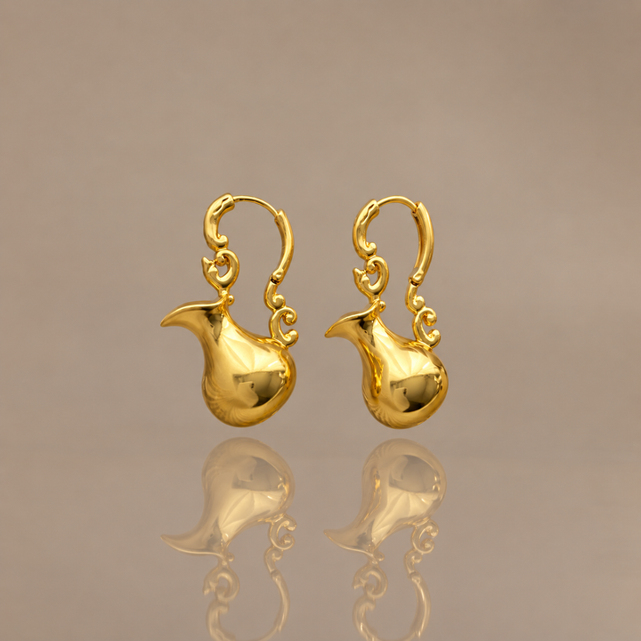 Vintage Teapot Drop Earrings