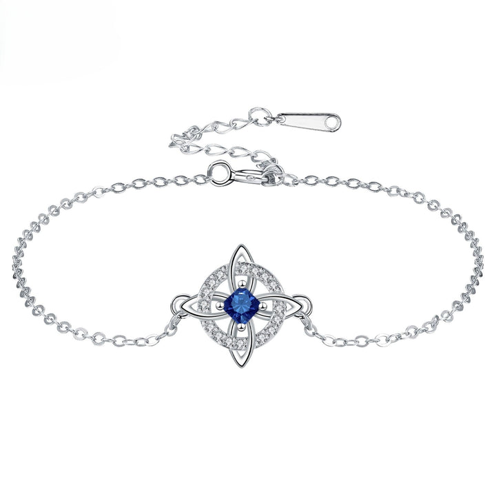 Celtic Knot Birthstone Bracelet