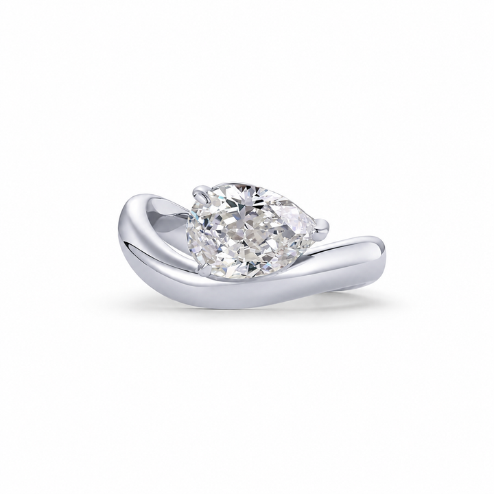Pear Cut Stone Ring