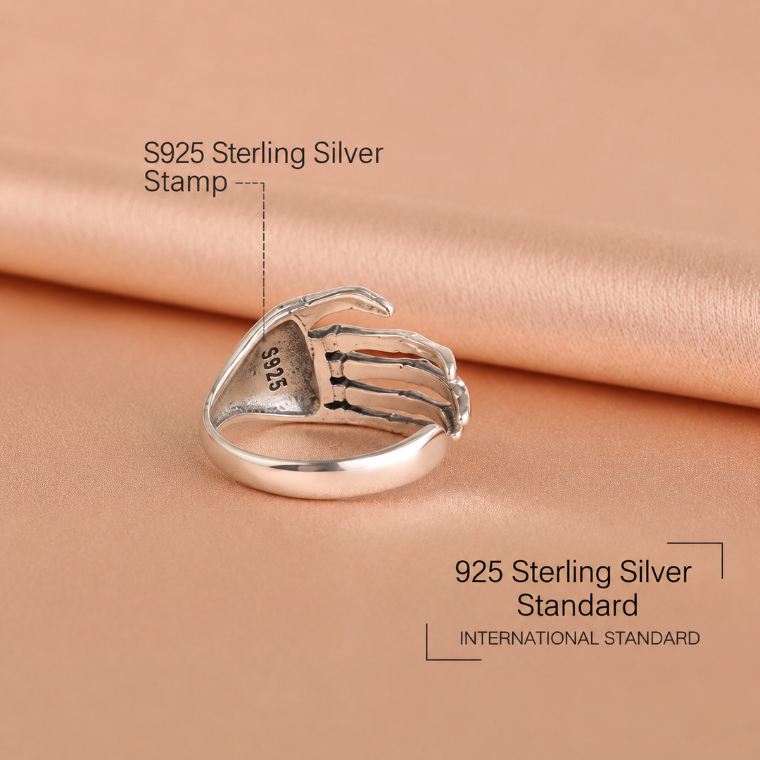 Skeleton Hand Ring