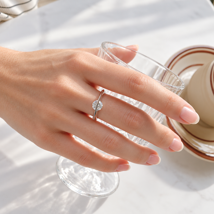 Floating Stone Elegance Ring